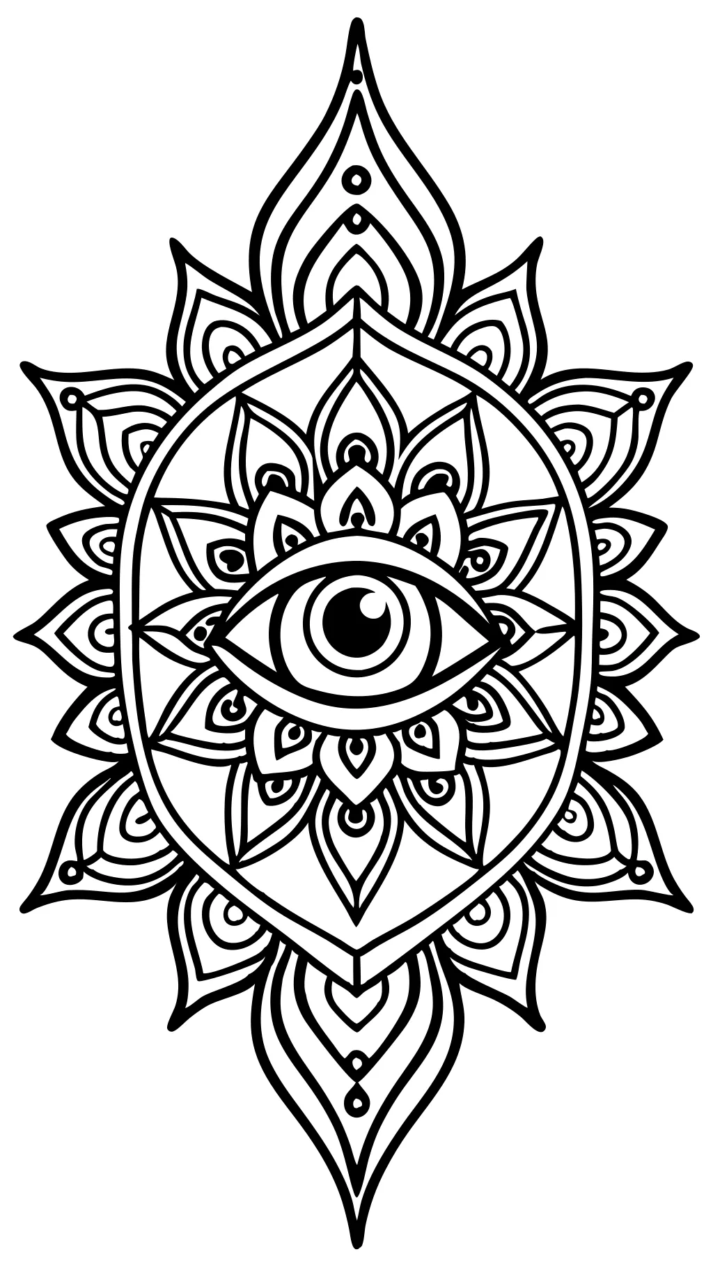 coloring pages of eyes